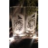 Ensemble Steampunk Flacon 50cl + 2 verres