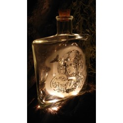 Ensemble Steampunk Flacon 50cl + 2 verres